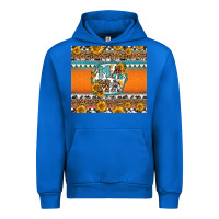 Cobalt sunflowers hexagon frame mama Urban Hoodie - Jasminsmagicworld