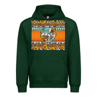 Forest Green sunflowers hexagon frame mama Urban Hoodie - Jasminsmagicworld