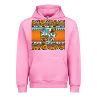 Fuchsia Pink sunflowers hexagon frame mama Urban Hoodie - Jasminsmagicworld