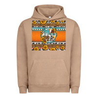 Pigment Burro sunflowers hexagon frame mama Urban Hoodie - Jasminsmagicworld
