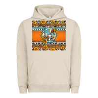 Pigment French Oak sunflowers hexagon frame mama Urban Hoodie - Jasminsmagicworld