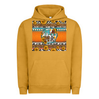 Pigment Peanut Butter sunflowers hexagon frame mama Urban Hoodie - Jasminsmagicworld