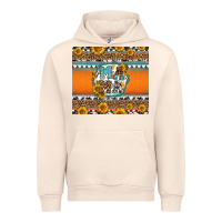 Sandshell sunflowers hexagon frame mama Urban Hoodie - Jasminsmagicworld