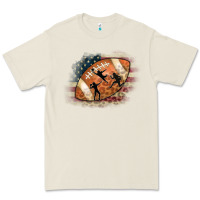 Bone American Football Flag Players Premium Tee - CowCowDesign