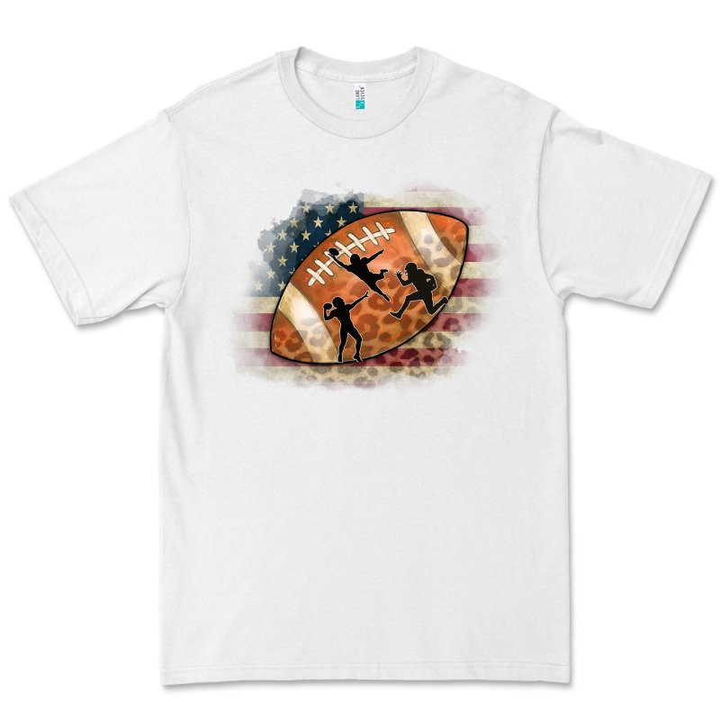 American Football Flag Players Premium Tee by CowCowDesign | Teevron