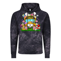 Cloud Black Easter School Bus Vintage Hoodie - CowhideDigitalArt