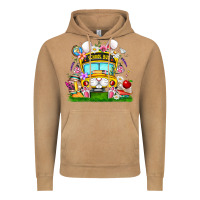 Vintage Camel Easter School Bus Vintage Hoodie - CowhideDigitalArt