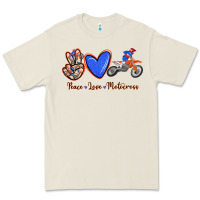 Bone Peace Love Motocross Premium Tee - RanaPortraitStore