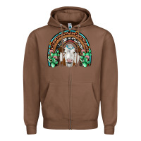 Chestnut simmental  rainbow Zipper Hoodie - JahusDesignShop