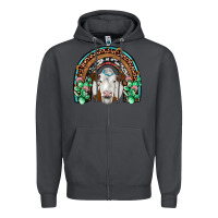 Smoke simmental  rainbow Zipper Hoodie - JahusDesignShop