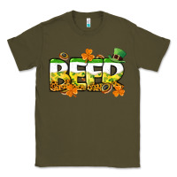Army Green St. Patrick's Day beer Classic Tee - CowGirlArtShop