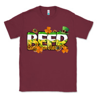 Burgundy St. Patrick's Day beer Classic Tee - CowGirlArtShop