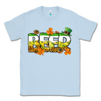 Dusty Blue St. Patrick's Day beer Classic Tee - CowGirlArtShop