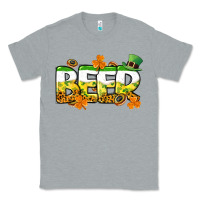 Heather Grey St. Patrick's Day beer Classic Tee - CowGirlArtShop