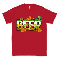 Red St. Patrick's Day beer Classic Tee - CowGirlArtShop