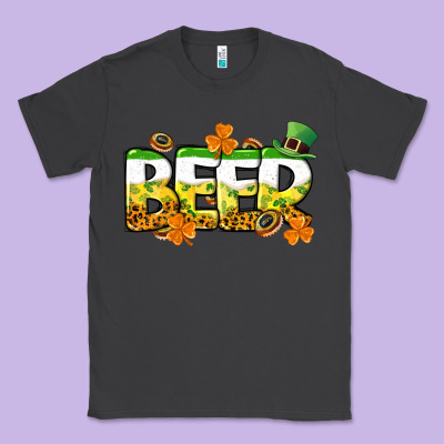 St. Patrick's Day Beer Classic Tee Designed By Cowgirlartshop