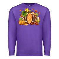 Purple Fall American Football Premium Sweatshirt - RanaPortraitStore