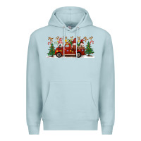 Blue Mist Christmas Gnome Truck Premium Hoodie - Artiststas