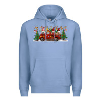 Colony Blue Christmas Gnome Truck Premium Hoodie - Artiststas
