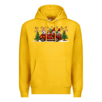 Lemon Christmas Gnome Truck Premium Hoodie - Artiststas