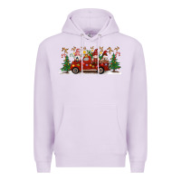 Lilac Christmas Gnome Truck Premium Hoodie - Artiststas