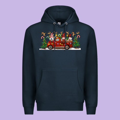 Christmas Gnome Truck Premium Hoodie Designed By Artiststas