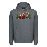 Rock Christmas Gnome Truck Premium Hoodie - Artiststas