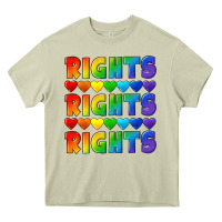 Mossy Rights rights rights pride Heavy Core Tee - CowGirlArtShop