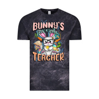 Cloud Black Bunny's Favorite Teacher Easter Day Vintage Tee - FaDigitalArtStudio