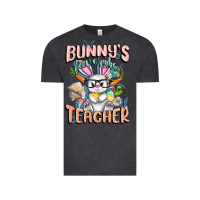 Vintage Black Bunny's Favorite Teacher Easter Day Vintage Tee - FaDigitalArtStudio