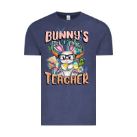 Vintage Denim Bunny's Favorite Teacher Easter Day Vintage Tee - FaDigitalArtStudio
