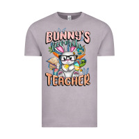 Bunny's Favorite Teacher Easter Day Vintage Tee | Teevron