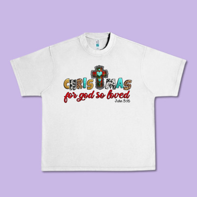 Christmas For God So Loved John 3 16 Urban Heavy Tee Designed By Jasminsmagicworld