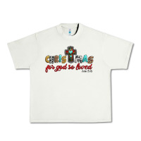 Pistachio christmas for god so loved john 3 16 Urban Heavy Tee - Jasminsmagicworld