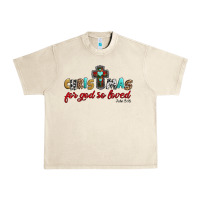 Sandshell christmas for god so loved john 3 16 Urban Heavy Tee - Jasminsmagicworld