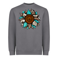 Storm sunflower cowhide Heavyweight Sweatshirt - JahusDesignShop