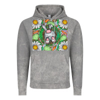 Cloud Rock Easter Bunny Vintage Hoodie - CowhideDigitalArt