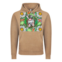 Vintage Coffee Easter Bunny Vintage Hoodie - CowhideDigitalArt