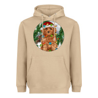 Mushroom Toy Poodle And Farm Heavyweight Hoodie - RanaPortraitStore
