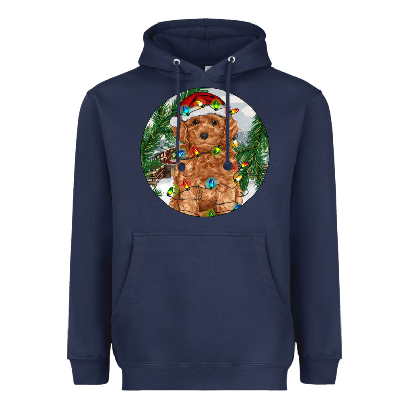 Toy Poodle And Farm Heavyweight Hoodie by RanaPortraitStore | Teevron