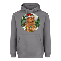 Storm Toy Poodle And Farm Heavyweight Hoodie - RanaPortraitStore