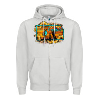 Dove Grey kansas owl sunset sunflower map Zipper Hoodie - JahusDesignShop