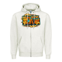Oatmeal Heather kansas owl sunset sunflower map Zipper Hoodie - JahusDesignShop