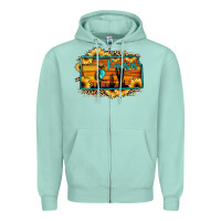 Kansas Owl Sunset Sunflower Map Zipper Hoodie | Teevron