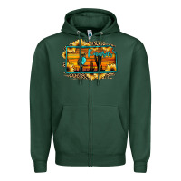 Sports Green kansas owl sunset sunflower map Zipper Hoodie - JahusDesignShop
