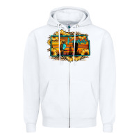 White kansas owl sunset sunflower map Zipper Hoodie - JahusDesignShop
