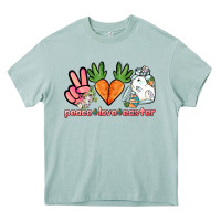 Arona Peace love Easter Day Heavy Core Tee - HowdyJamesFarm