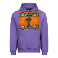 Tulip sunflowers cross aztec pattern Urban Hoodie - Jasminsmagicworld
