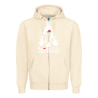 Sandshell bigfoot christmas shirt Zipper Hoodie - DesigneFamous