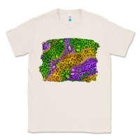Natural mardi gras leopard gemstone background Classic Tee - RanaPortraitStore